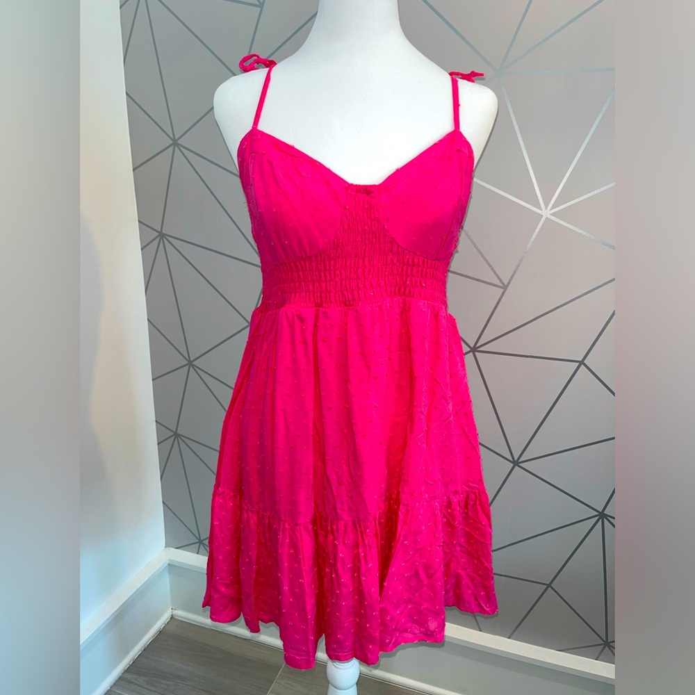 Hot Pink Sundress. Size M